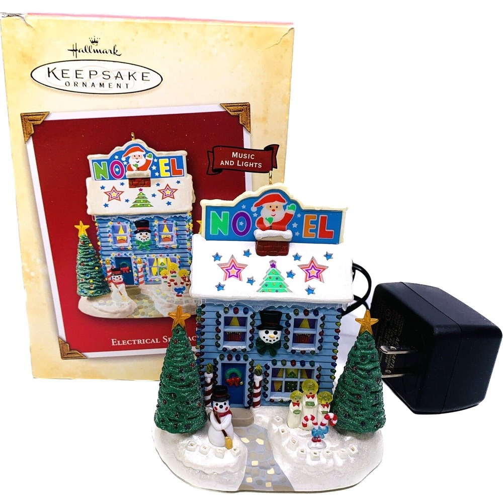 Hallmark ELECTRICAL SPECTACLE! Keepsake Ornament 2004 Music and Lights Tested